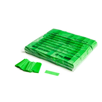 Slowfall confetti (standaard) 55x17mm - Licht Groen