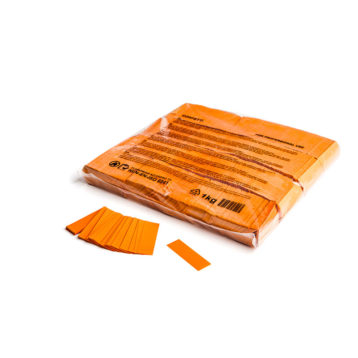 Slowfall confetti (standaard) 55x17mm - Oranje