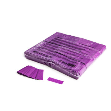 Slowfall confetti (standaard) 55x17mm - Paars