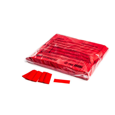Slowfall confetti (standaard) 55x17mm - Rood