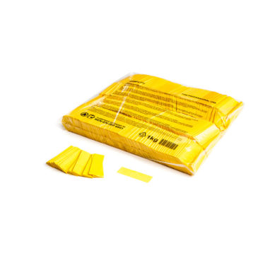 Slowfall confetti (standaard) 55x17mm - Geel
