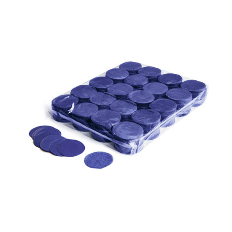 Slowfall confetti rondjes Ø 55mm - Donker Blauw