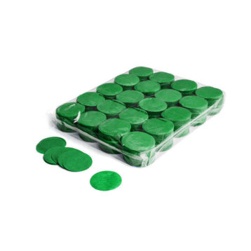 Slowfall confetti rondjes Ø 55mm - Donker Groen