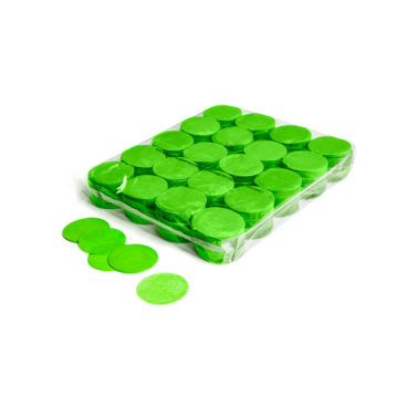 Slowfall confetti rondjes Ø 55mm - Licht Groen