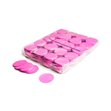 Slowfall confetti rondjes Ø 55mm - Roze