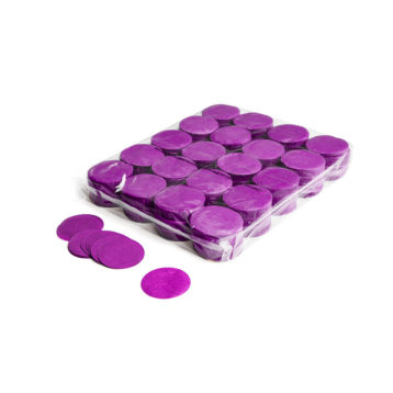Slowfall confetti rondjes Ø 55mm - Paars