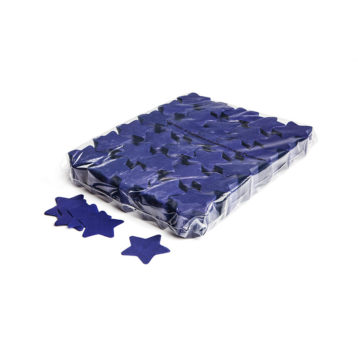 Slowfall confetti sterretjes Ø 55mm - Donker Blauw