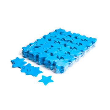 Slowfall confetti sterretjes Ø 55mm - Licht Blauw