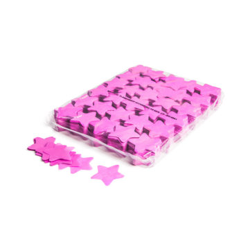 Slowfall confetti sterretjes Ø 55mm - Roze