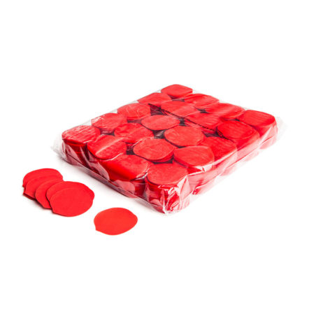 Slowfall confetti rozen blaadjes Ø 55mm - Rood