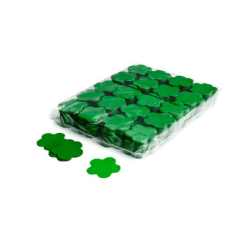 Slowfall confetti bloemetjes Ø 55mm - Donker Groen