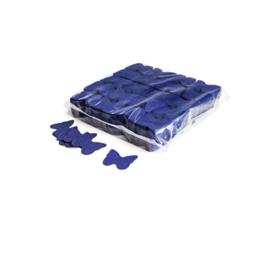 Slowfall confetti vlindertjes Ø 55mm - Donker Blauw