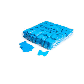 Slowfall confetti vlindertjes Ø 55mm - Licht Blauw