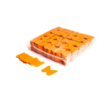 Slowfall confetti vlindertjes Ø 55mm - Oranje