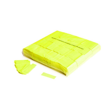 Slowfall UV confetti 55x17mm - Fluo Geel