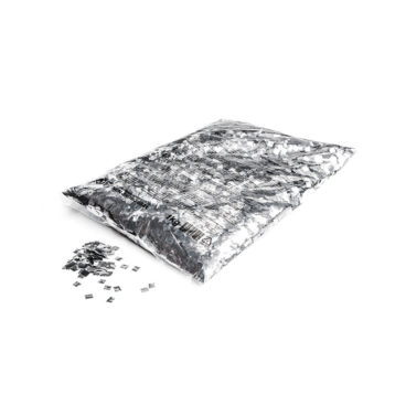 Pixie Dust vierkantjes Confetti 6x6mm - Zilver