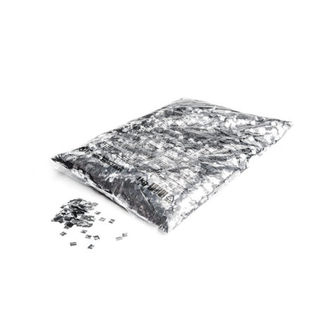 Pixie Dust vierkantjes Confetti 6x6mm - Zilver