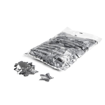Metallic confetti sterretjes Ø 55mm - Zilver