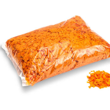 Powderfetti vierkantjes 6x6mm - Oranje