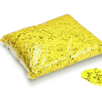 Powderfetti vierkantjes 6x6mm - Geel