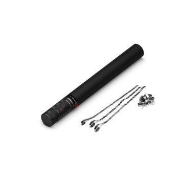 Handheld Cannon - Streamers - Zilver Metallic